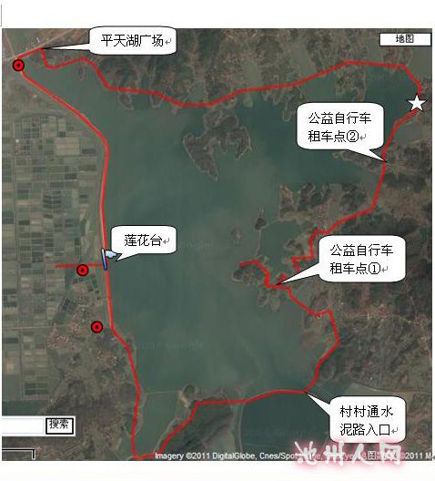 给新人看的环平天湖路线图文