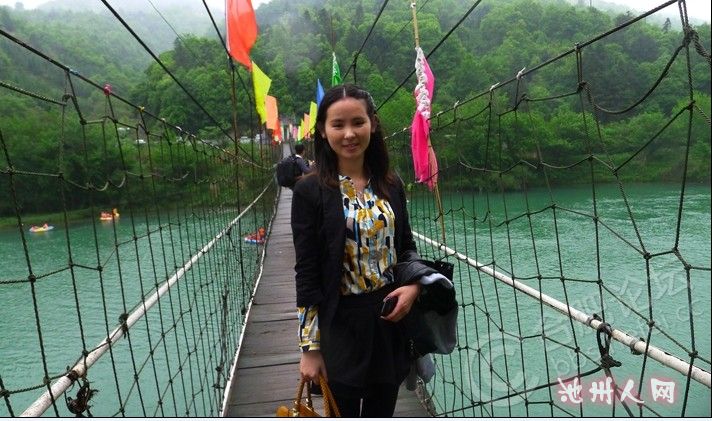 2014年4月26日合肥论坛美女爱旅游驻足秋浦河风景区