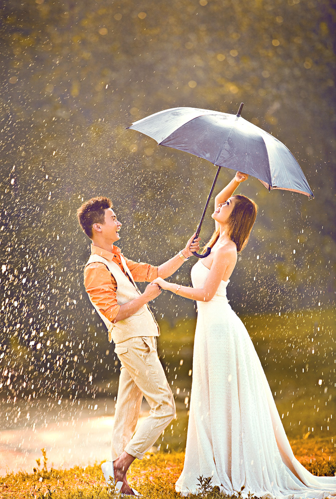 【2014纽约纽约夏季客片】--伞下的激情 - 纽约