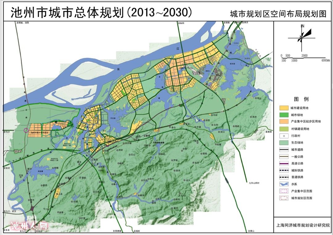 池州2013-2030城市规划图