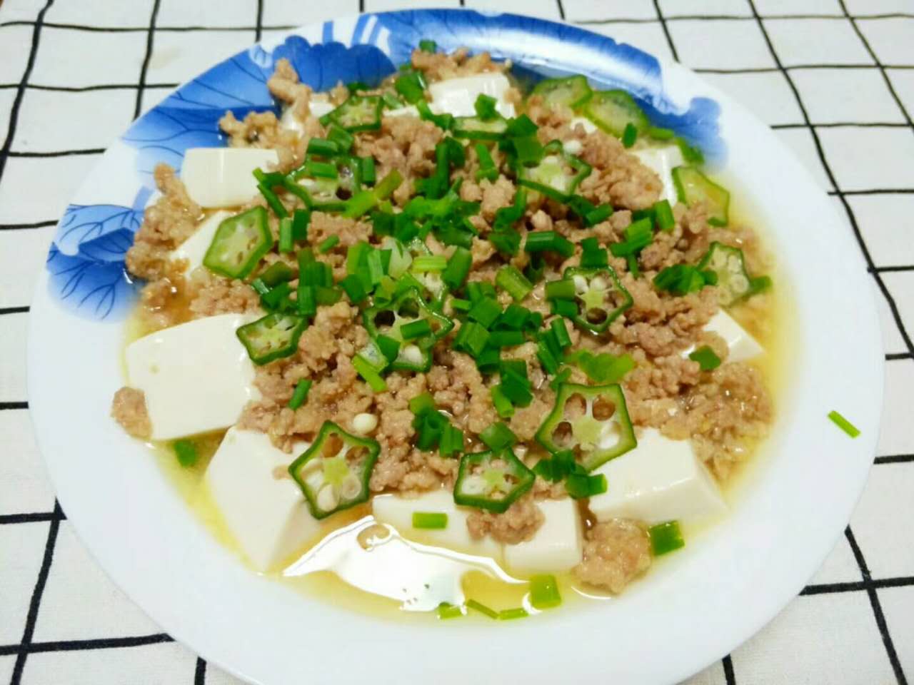 清蒸肉末豆腐