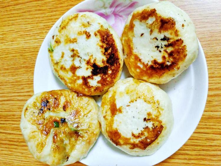 恩们吃过韭菜鸡蛋味的贵池小粑嘛亲妈自创!