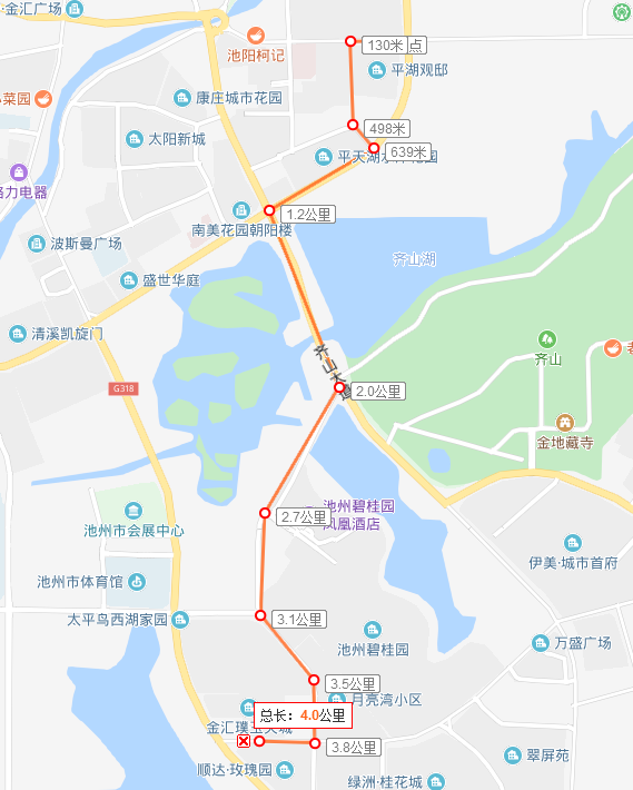 骑行路线