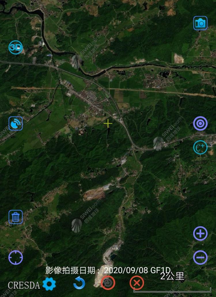 从卫星地图看,池黄高铁池州站至青阳境内已全线开工