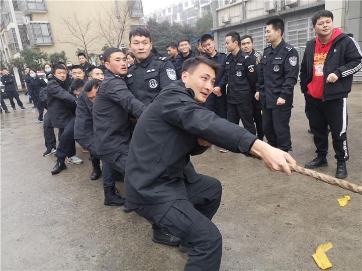 龙虎之争 力量对决 池州特警举办"迎新春"拔河比赛