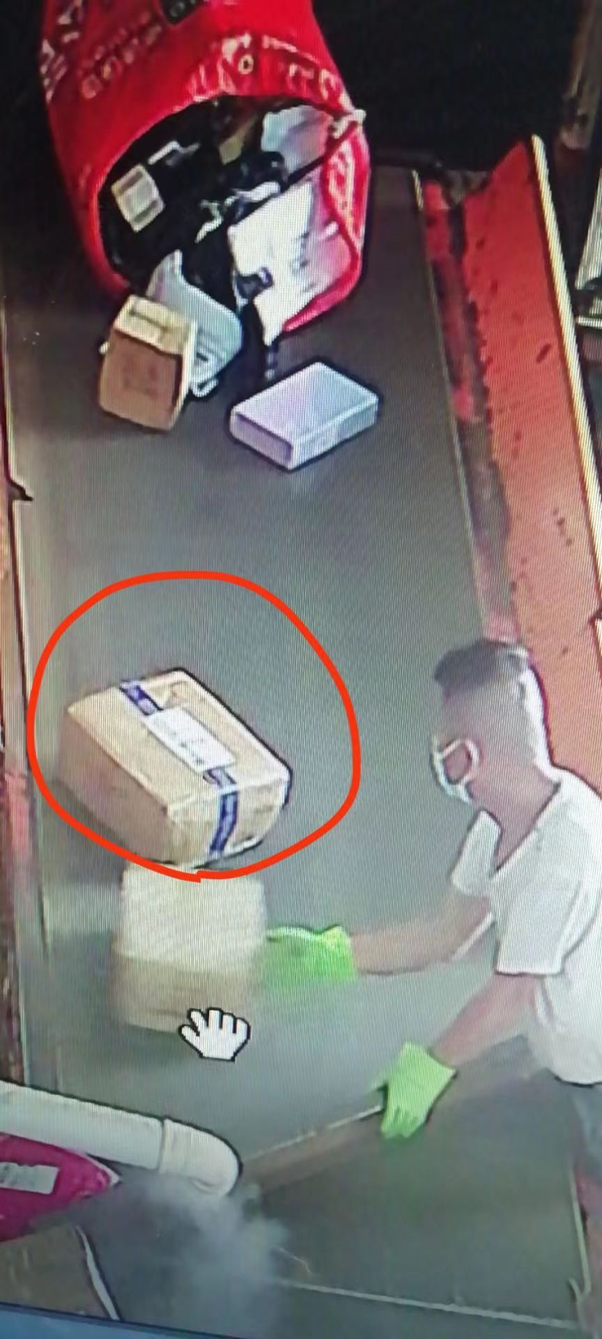 到达申通下车图片