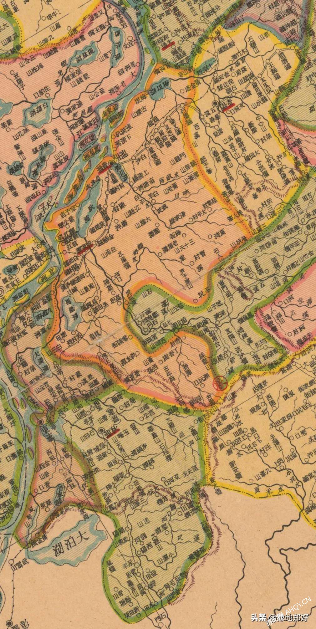 1938年池州市老地图