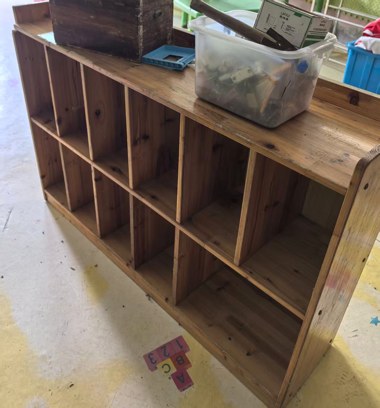 实木储物柜30元