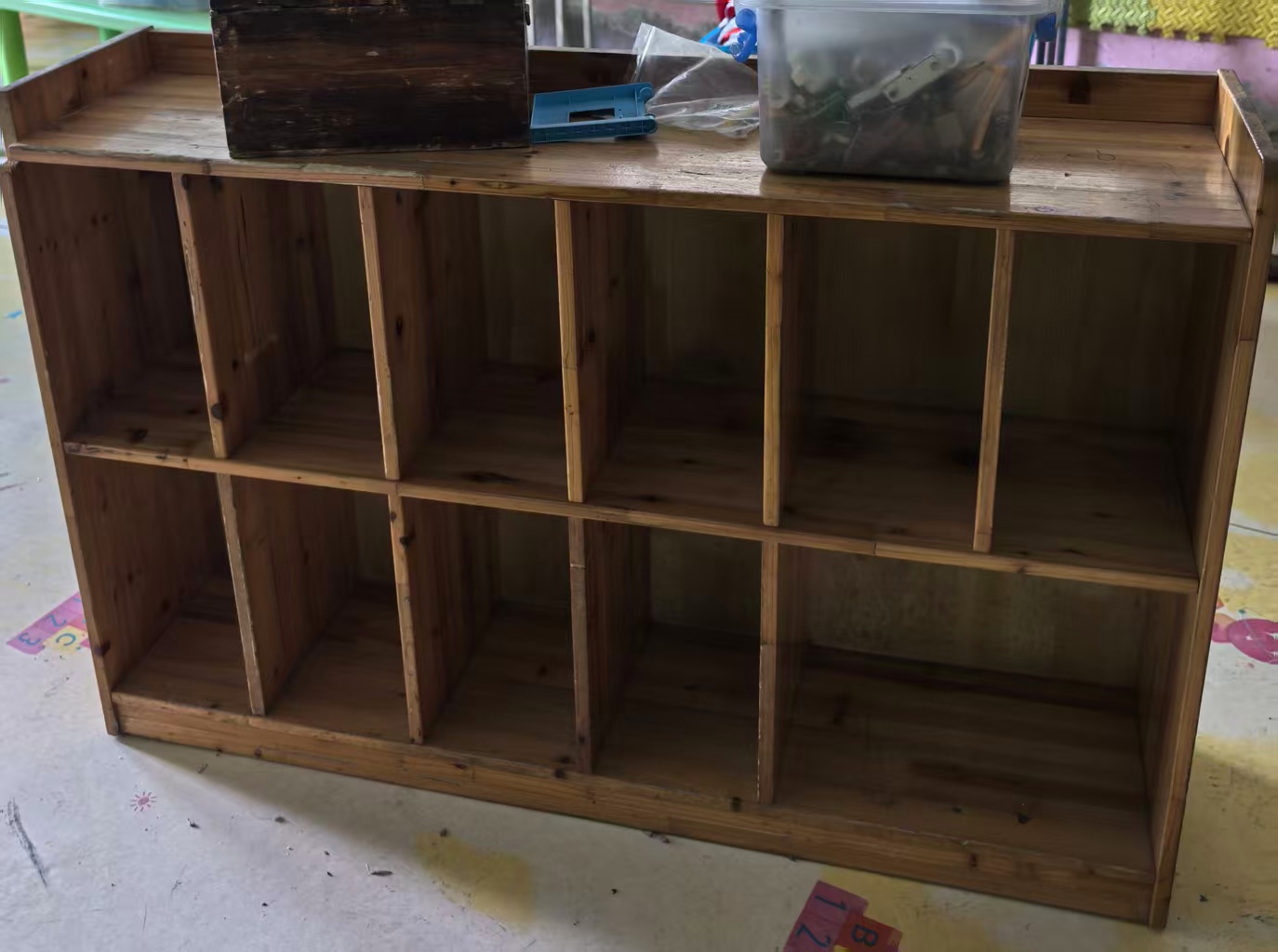 实木储物柜30元