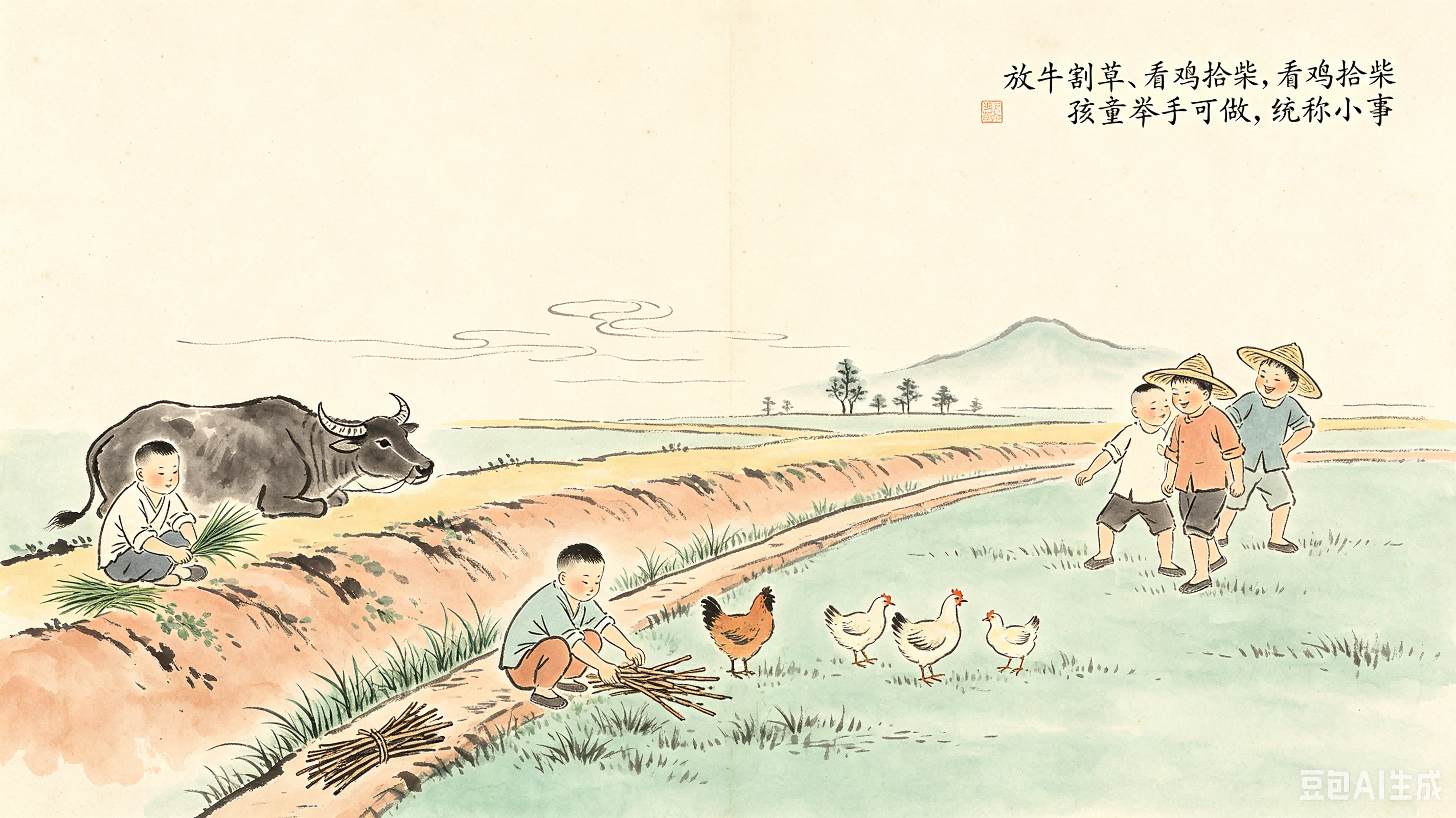 手绘民国课本风格插画 (3).png