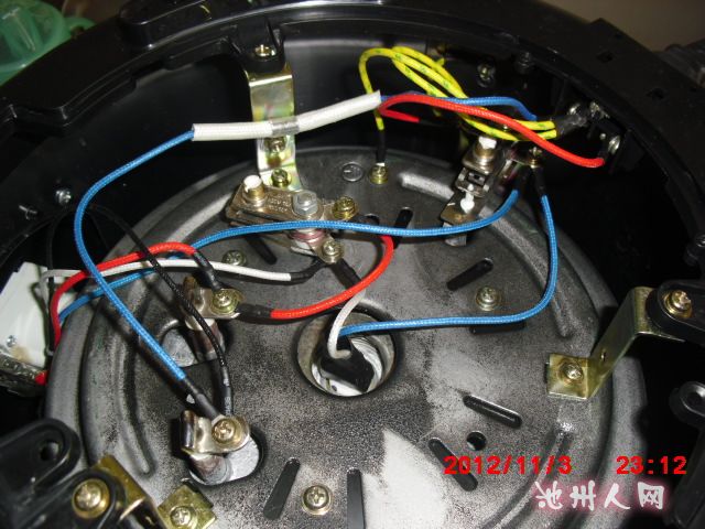 电压力锅接线实物图图片