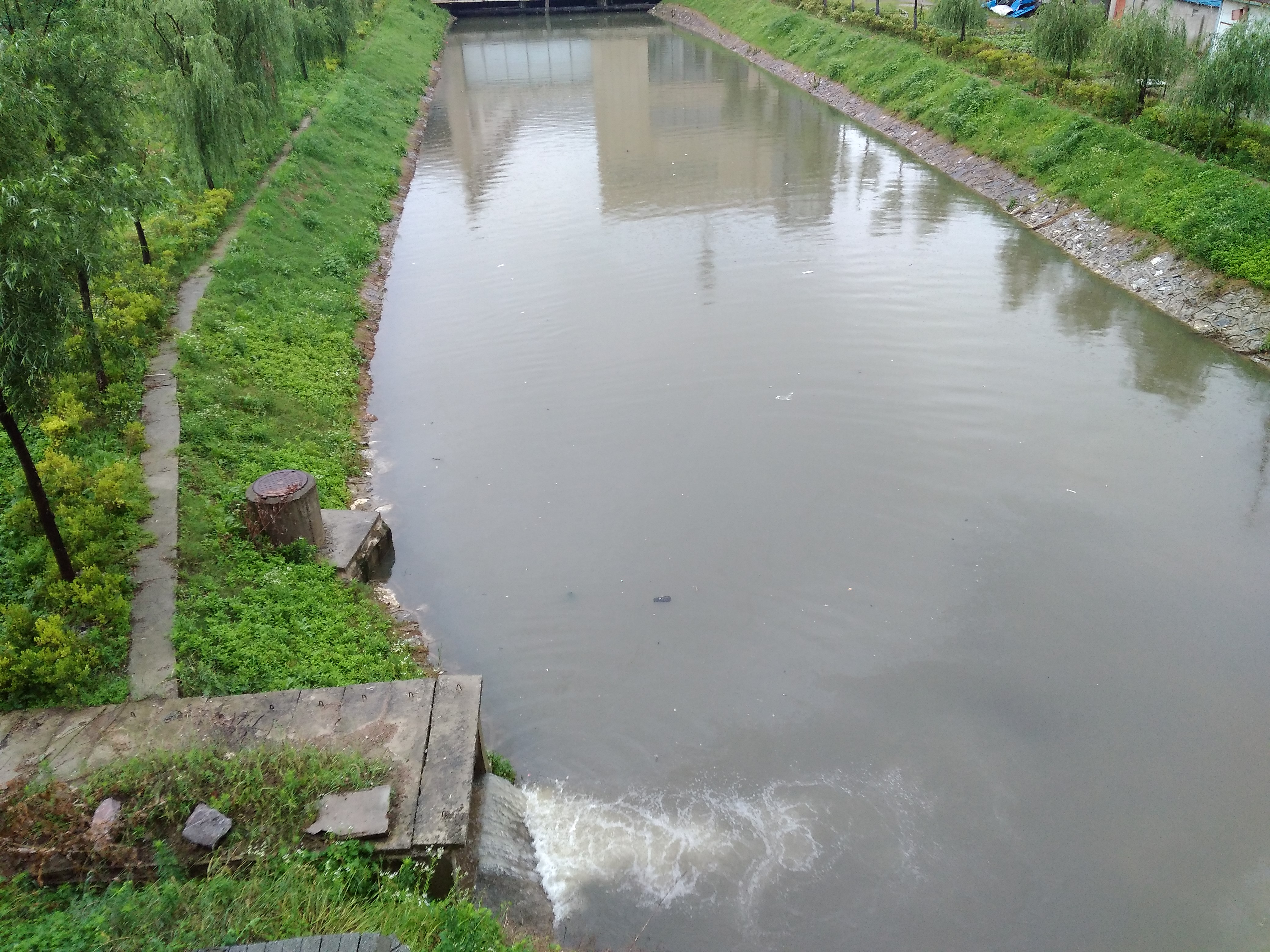 南湖沟黒臭水体整治后效果