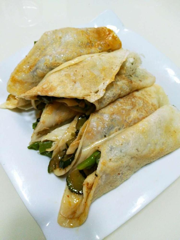 《蔬菜卷薄饼》做好