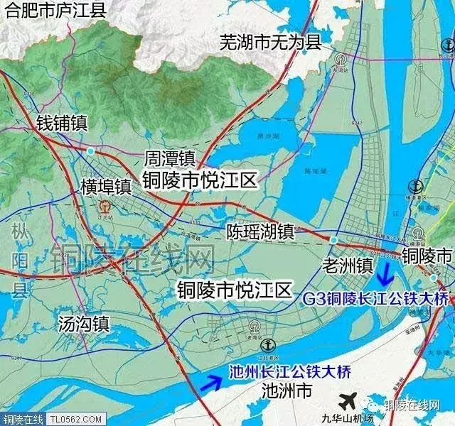 池州东部新区和规划公铁大桥原来是这样,你们知道吗?