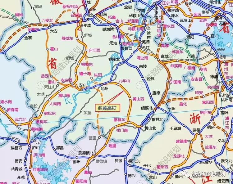 合池黄高铁走向线路图图片